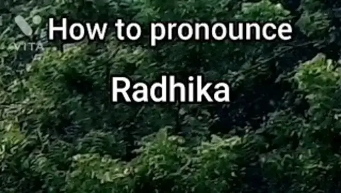 How To Pronounce Radhika