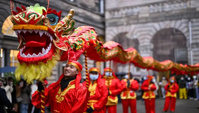 The Dragon Dance Is A Time-Honored Tradition That Celebrates The Coming Of A New Year.