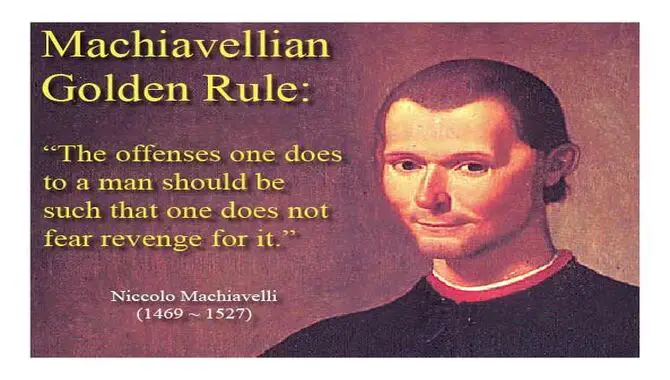 The Influence Of Machiavelli On Political Thought