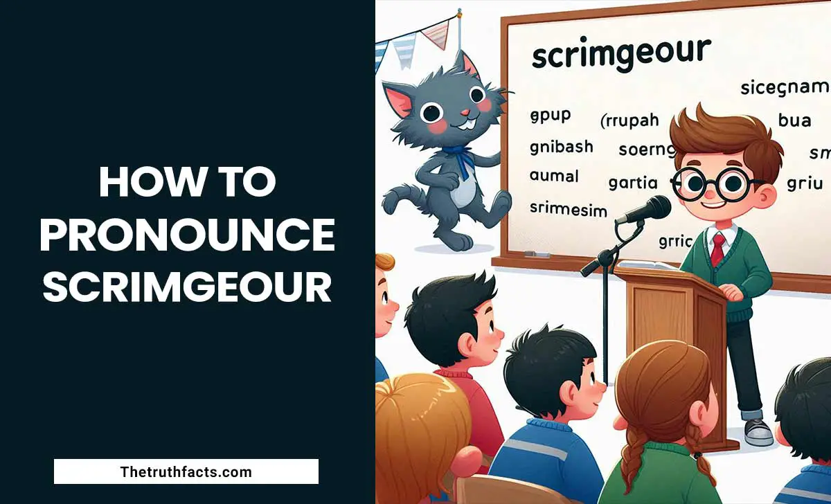 How To Pronounce Scrimgeour