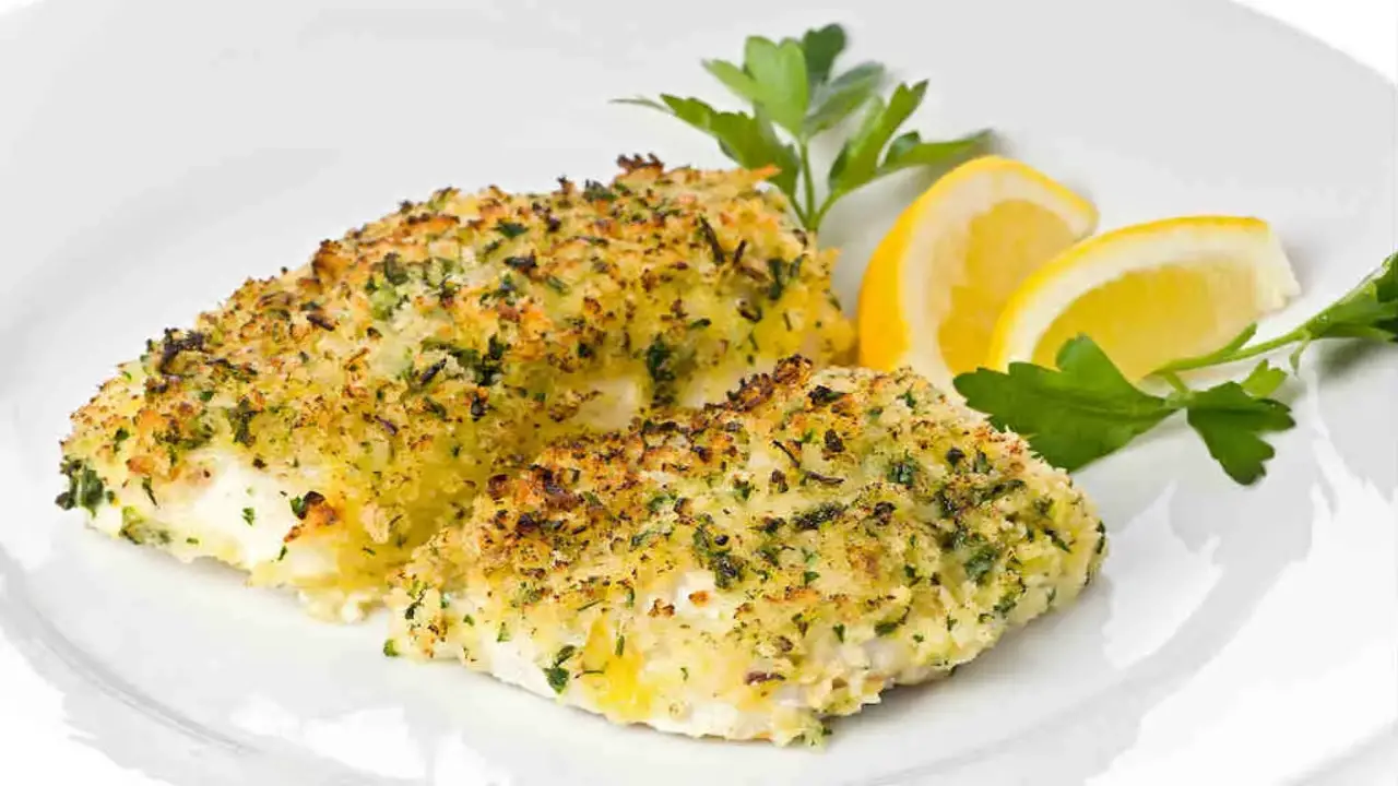 Baked Cod with Herbed Crust