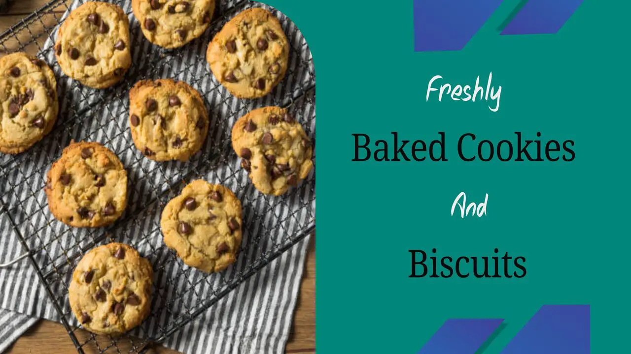 Freshly Baked Cookies And Biscuits