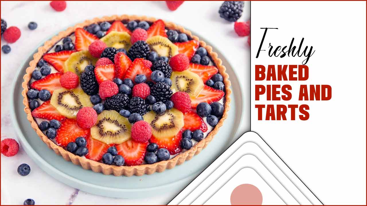 Freshly Baked Pies And Tarts: A Delicious Treat