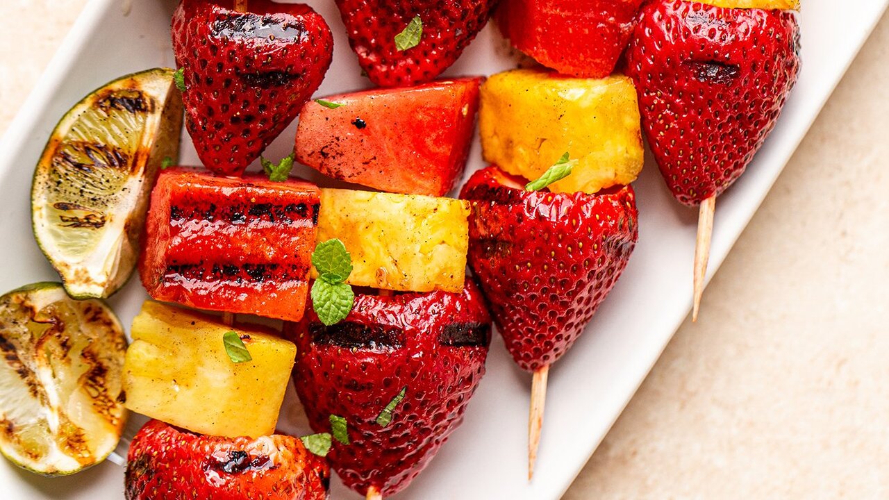 Grilled Fruit Skewers