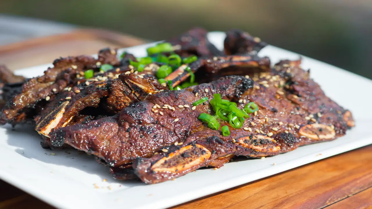 Grilling The Galbi