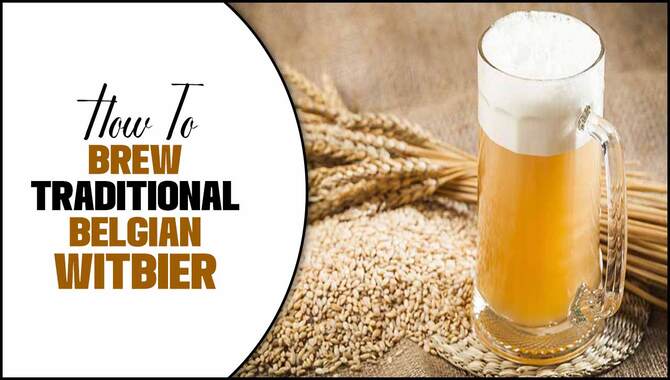 The Ultimate Guide On How To Brew Traditional Belgian Witbier