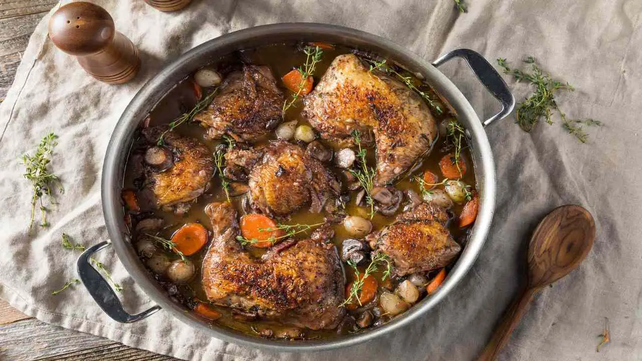 How To Cook Traditional French Coq Au Vin