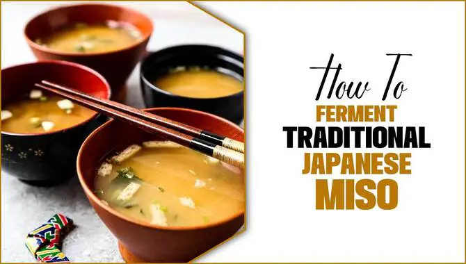 How To Ferment Traditional Japanese Miso