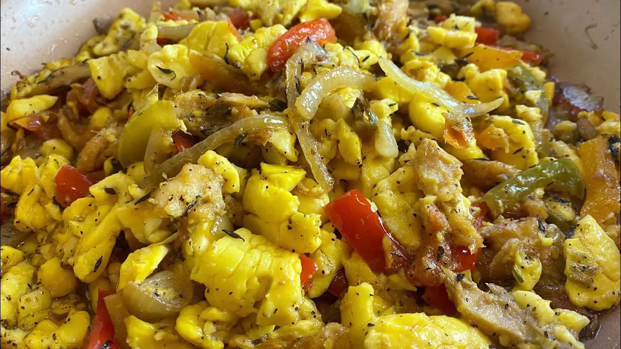 How To Prepare Traditional Jamaican Ackee And Saltfish Easy Step