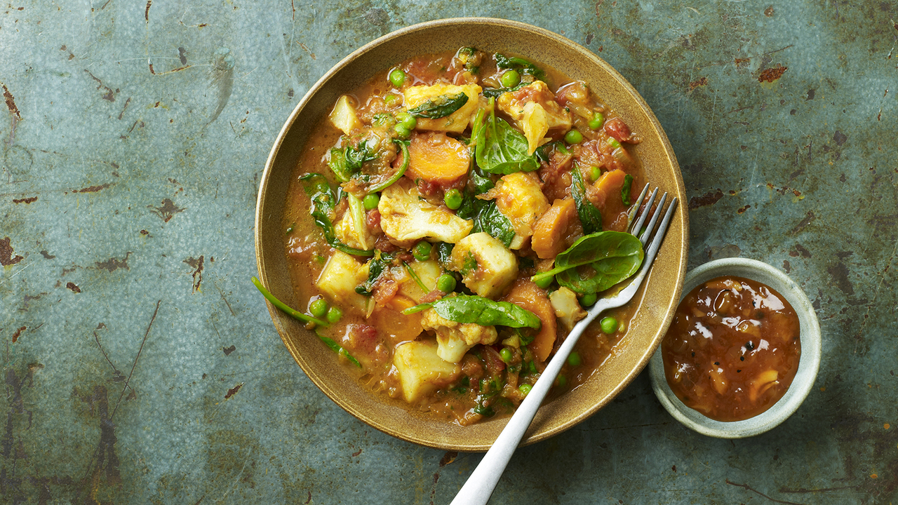 Preparing The Vegetables For The Curry