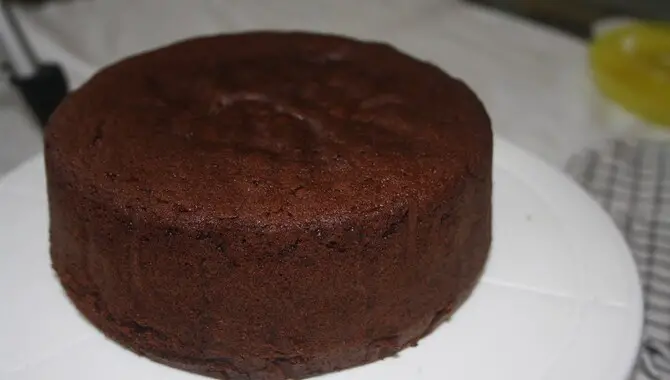 Prepare The Chocolate Sponge Cake