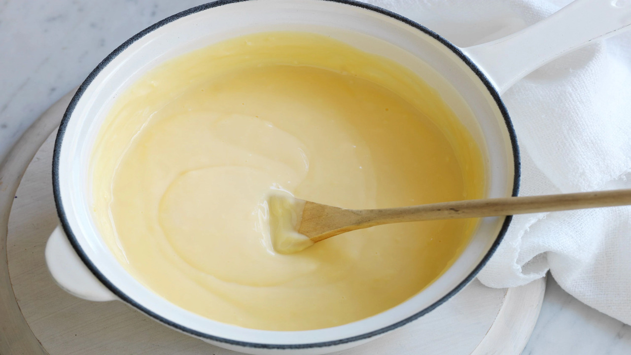 Preparing The Custard