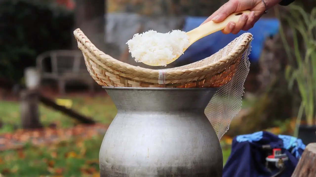 Steaming The Rice