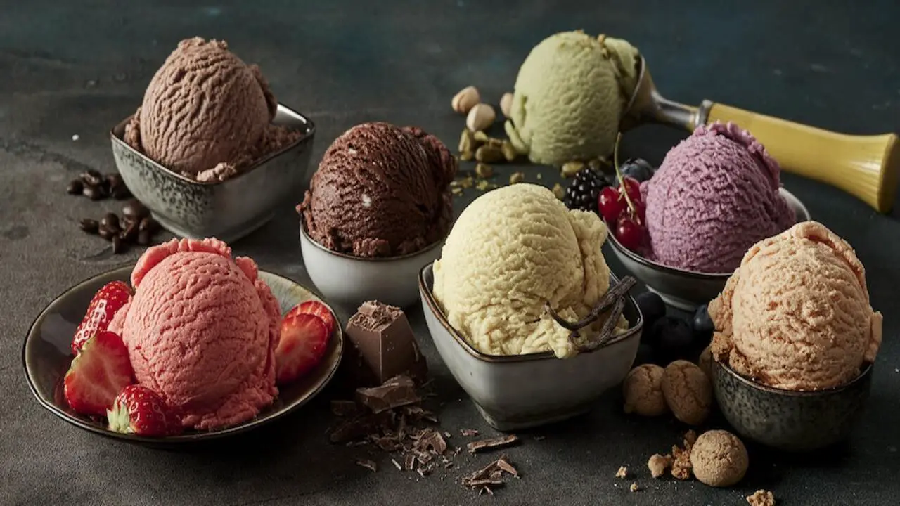Types Of Ice Cream And Sorbet