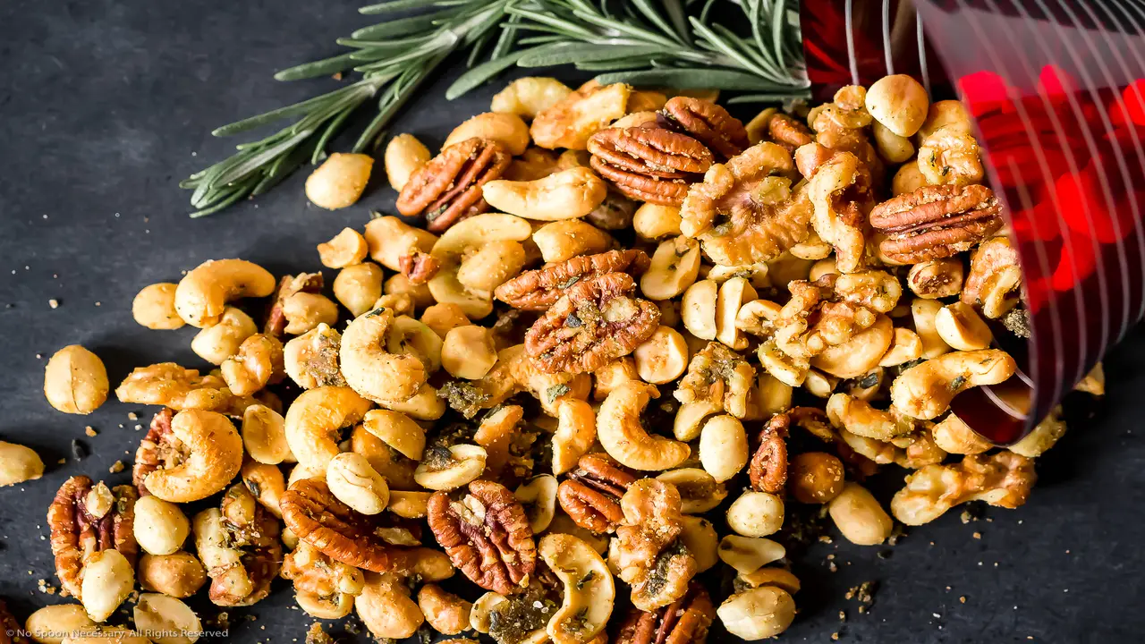 Types Of Roasted Nuts And Snacks