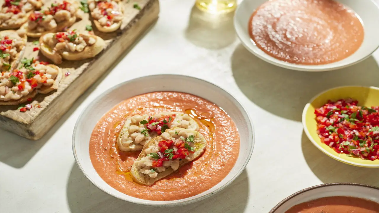 Step-By-Step Process To Making Gazpacho Recipe Jamie Oliver
